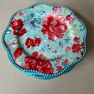 Set/ 6 plates The Pioneer woman vintage floral collection